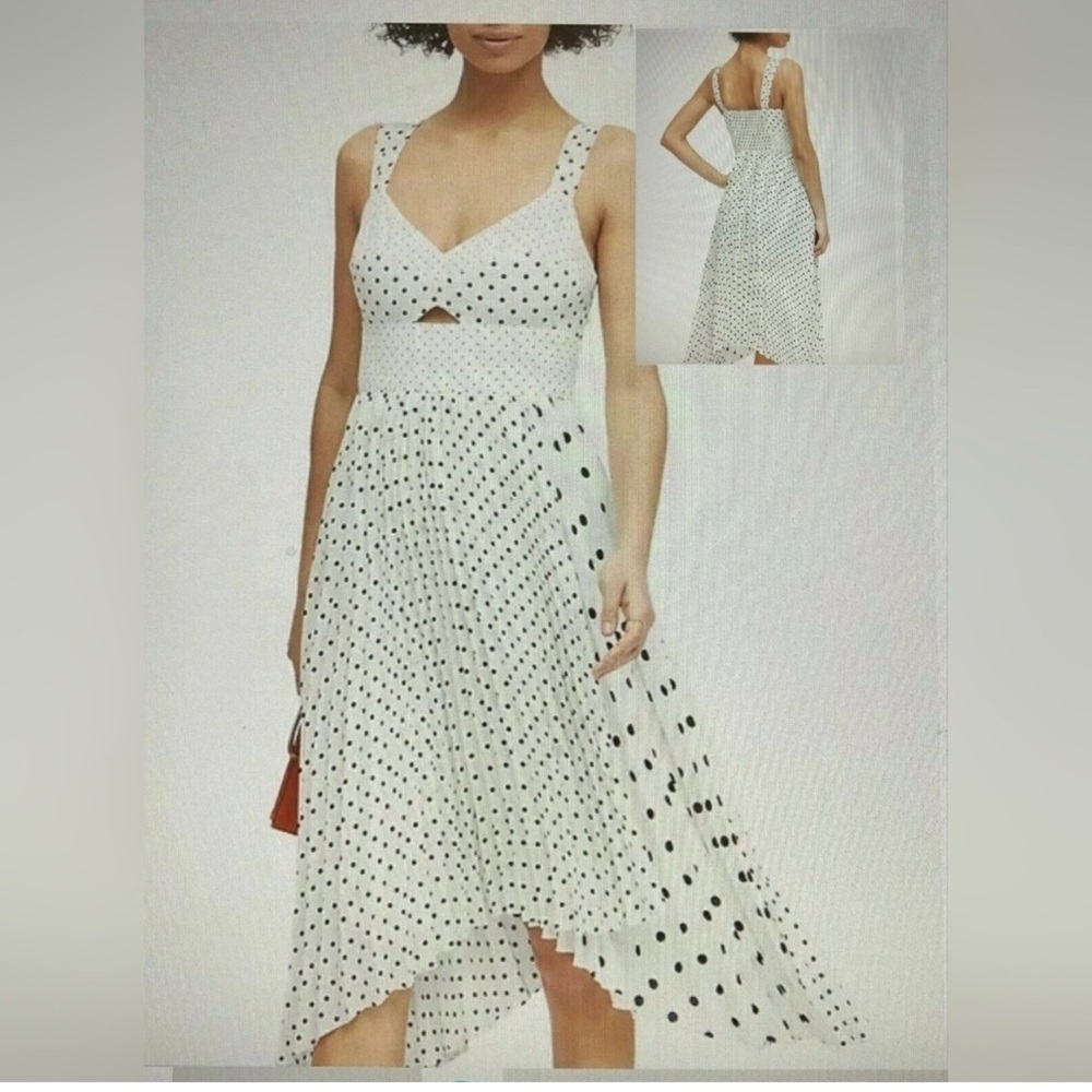Banana Republic Polka Dot Asymmetrical Dress